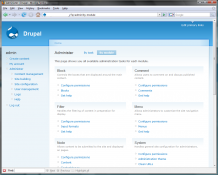 admin by module